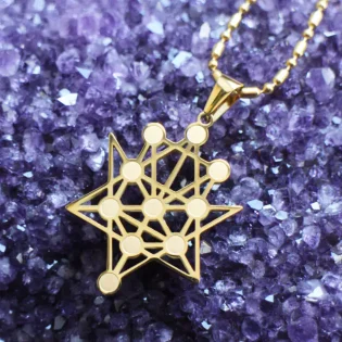 L’arbre des Sephirot plaqué Or